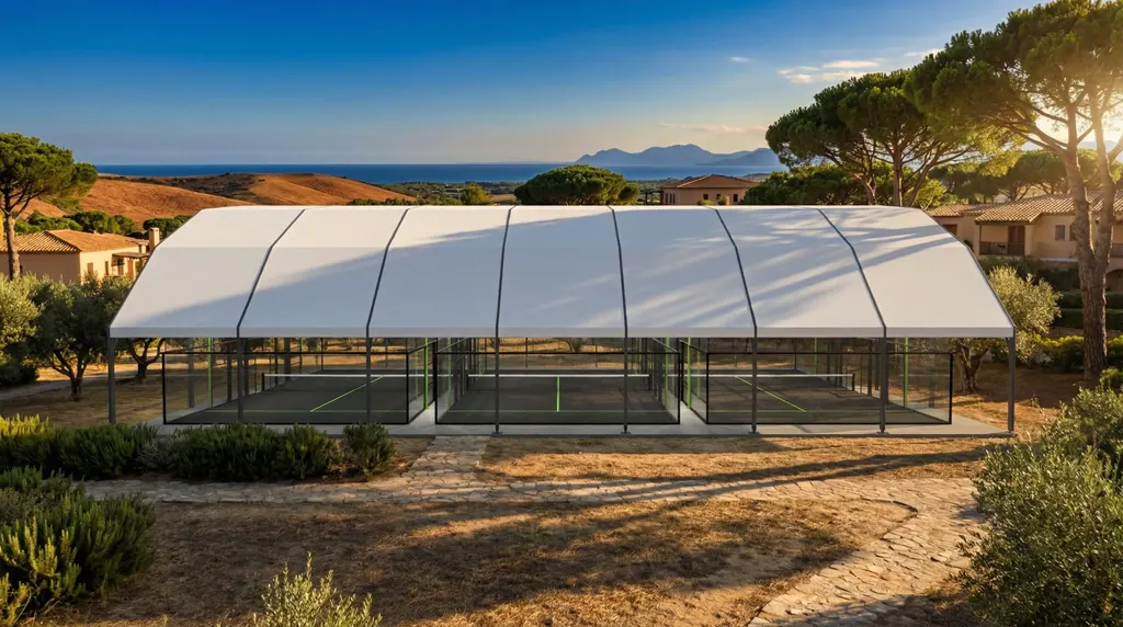 Arena Competition — vista exterior em ambiente natural